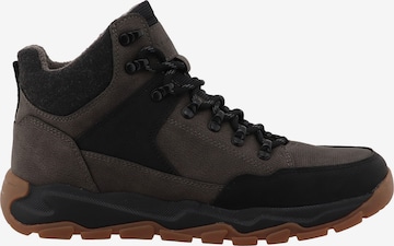 TOM TAILOR Schnürboots in Grau: Vorderseite