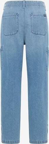 MUSTANG Loose fit Jeans ' Ava Loose Wide Cargo ' in Blue