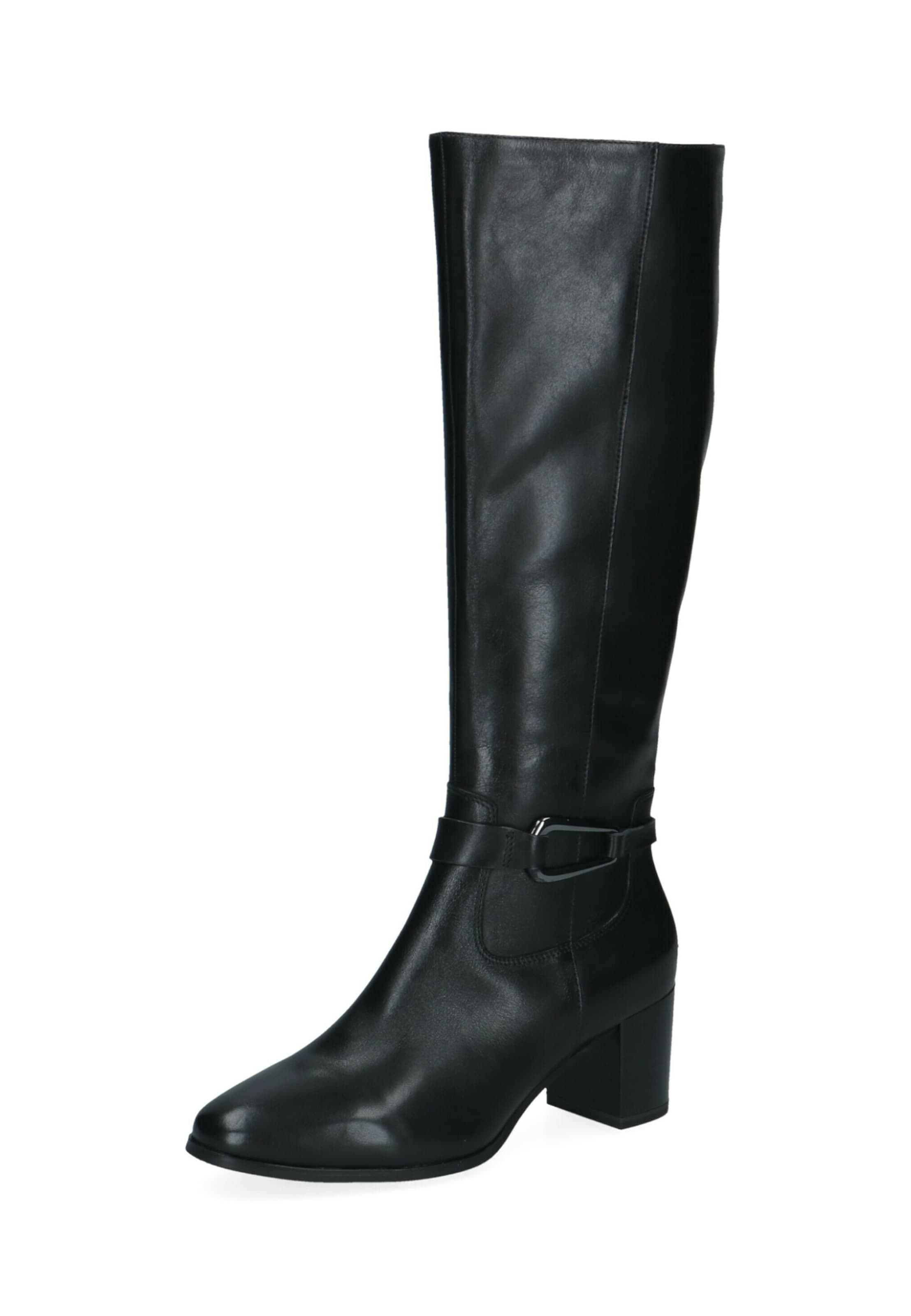CAPRICE Bottes en 36 en noir, Vue avec produit