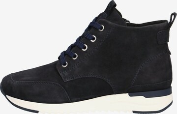 CAPRICE Lace-Up Ankle Boots in Blue