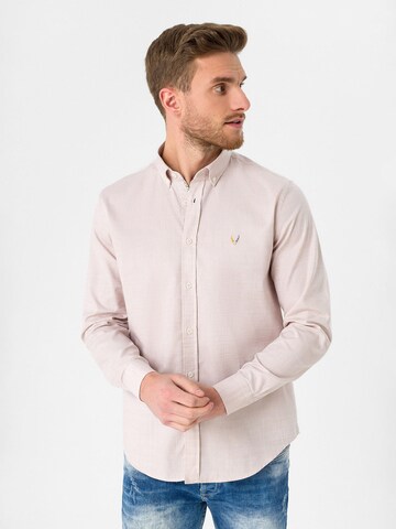 By Diess Collection - Ajuste regular Camisa en rosa: frente