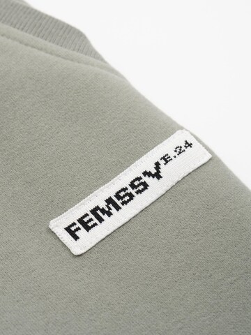 FEMSSY Loose fit Pants 'LAZE SWEATPANTS GREEN' in Green