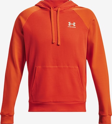 UNDER ARMOUR Athletic Sweatshirt 'Rival' in Orange: front