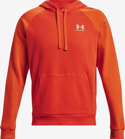 UNDER ARMOUR Sportsweatshirt 'Rival' in de kleur Lichtgrijs / Oranje / Kreeft, Productweergave