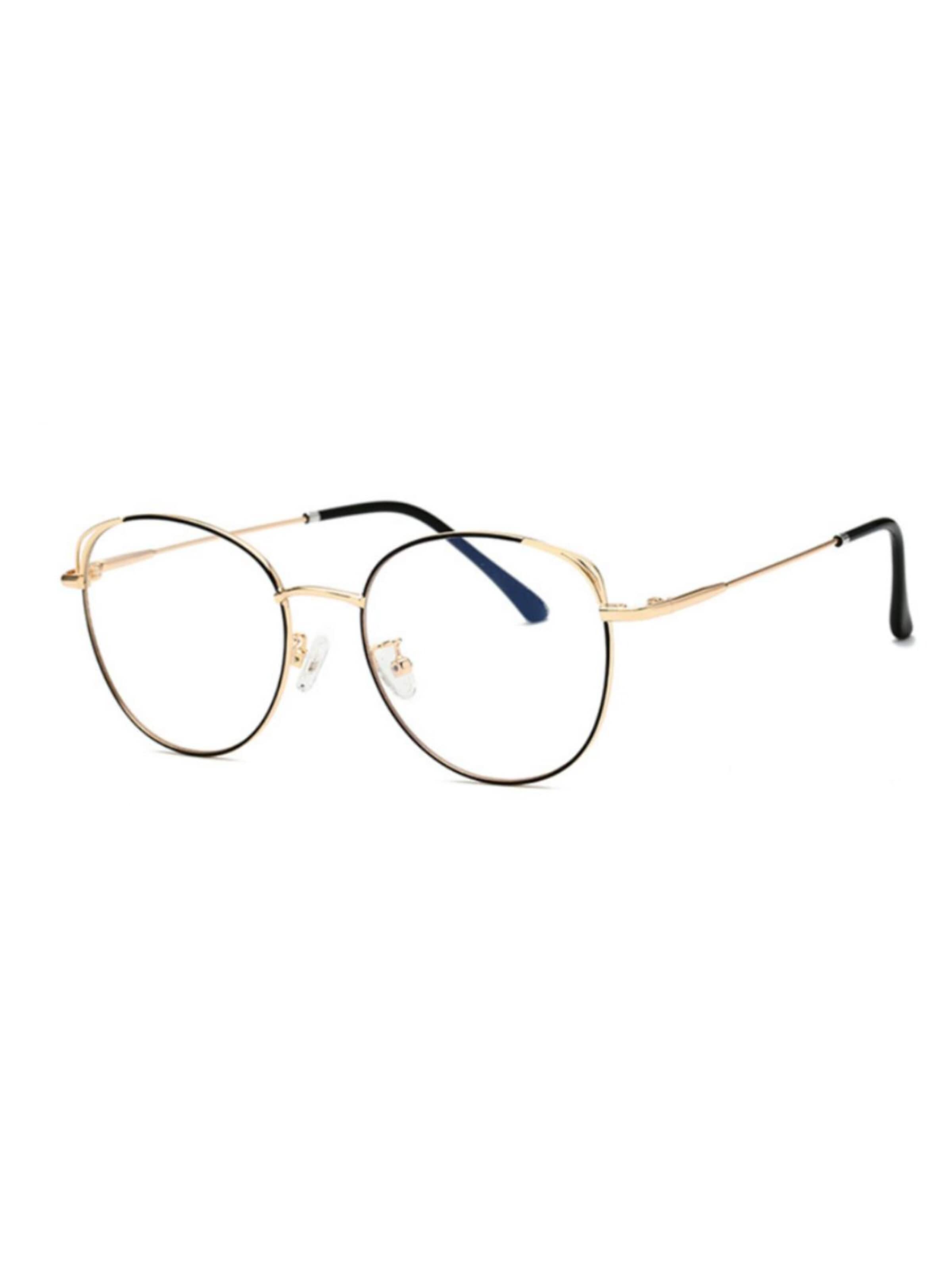 VEYREY - Gafas de sol 'VeyRey Blaulicht blockierende Brille Petronell Oválné Klar gläser Klar' en gris: frente