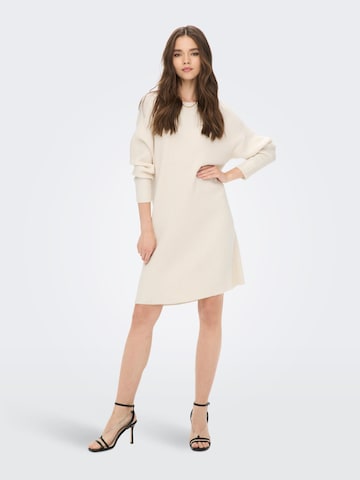 ONLY Knitted dress 'FIA KATIA' in Beige