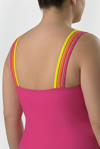 Ulla Popken Bralette Swimsuit in Mixed colors