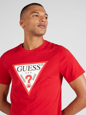 GUESS Majica | rdeča barva
