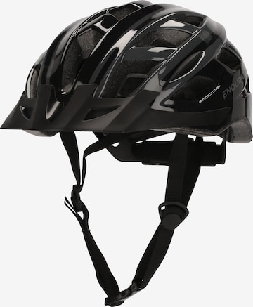ENDURANCE Helm 'Eddie' in Schwarz: Vorderseite