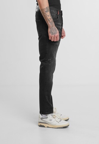 2Y Premium Slimfit Jeans 'Hector' in Zwart