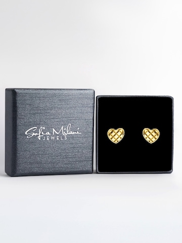 Sofia Milani Earrings 'Heart' in Gold