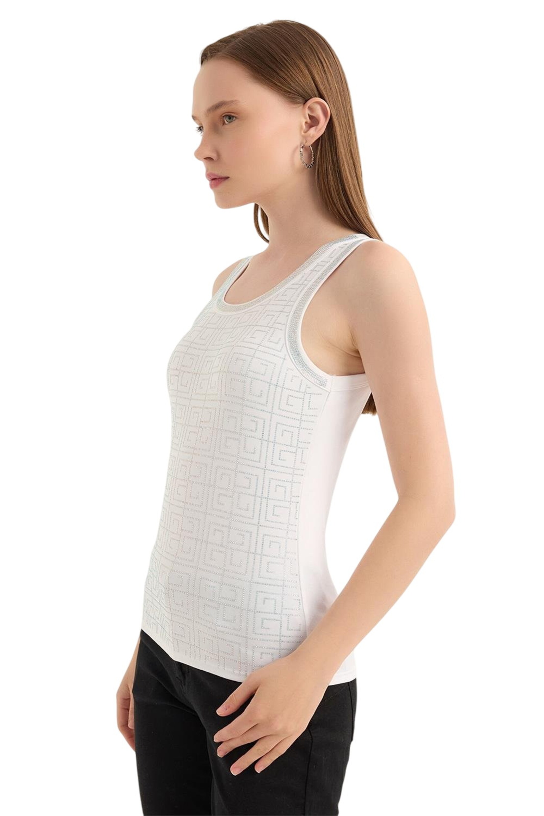 HOME STORE Top in White