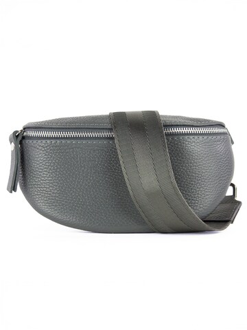 lePelou Gürteltasche 'MILA small' in Grau: Vorderseite