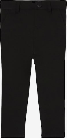 Coupe slim Pantalon 'SILAS' NAME IT en noir : devant