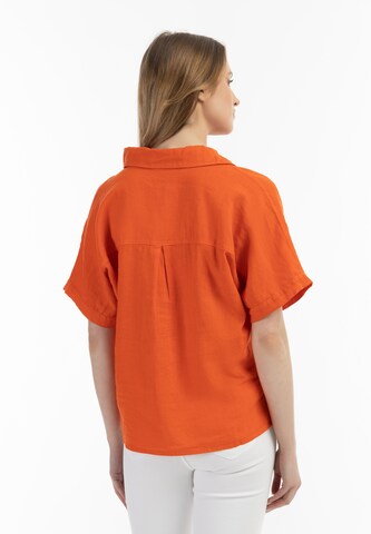 Usha - Blusa em laranja