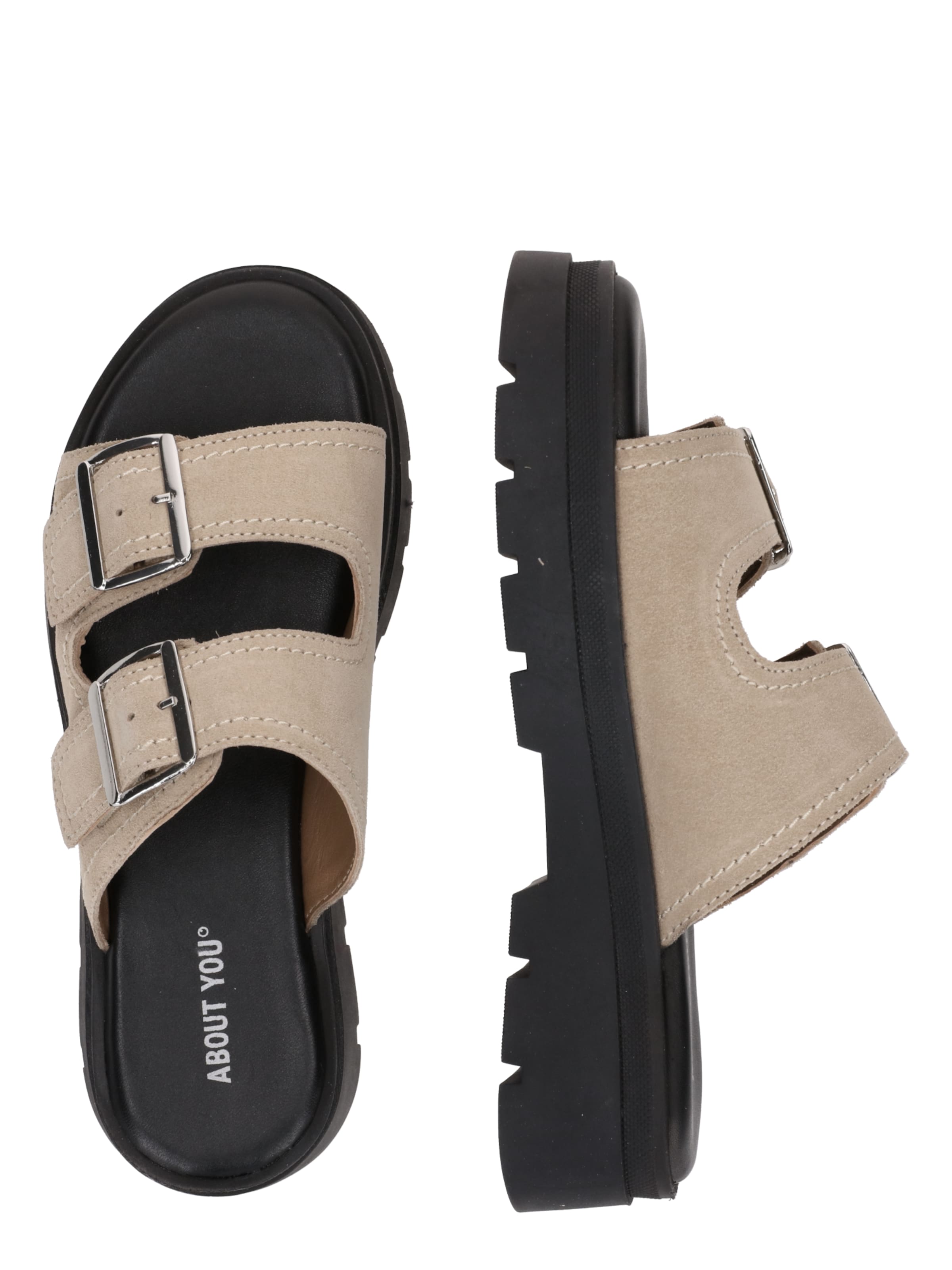 ABOUT YOU Papucs 'Eleanor' - szürke