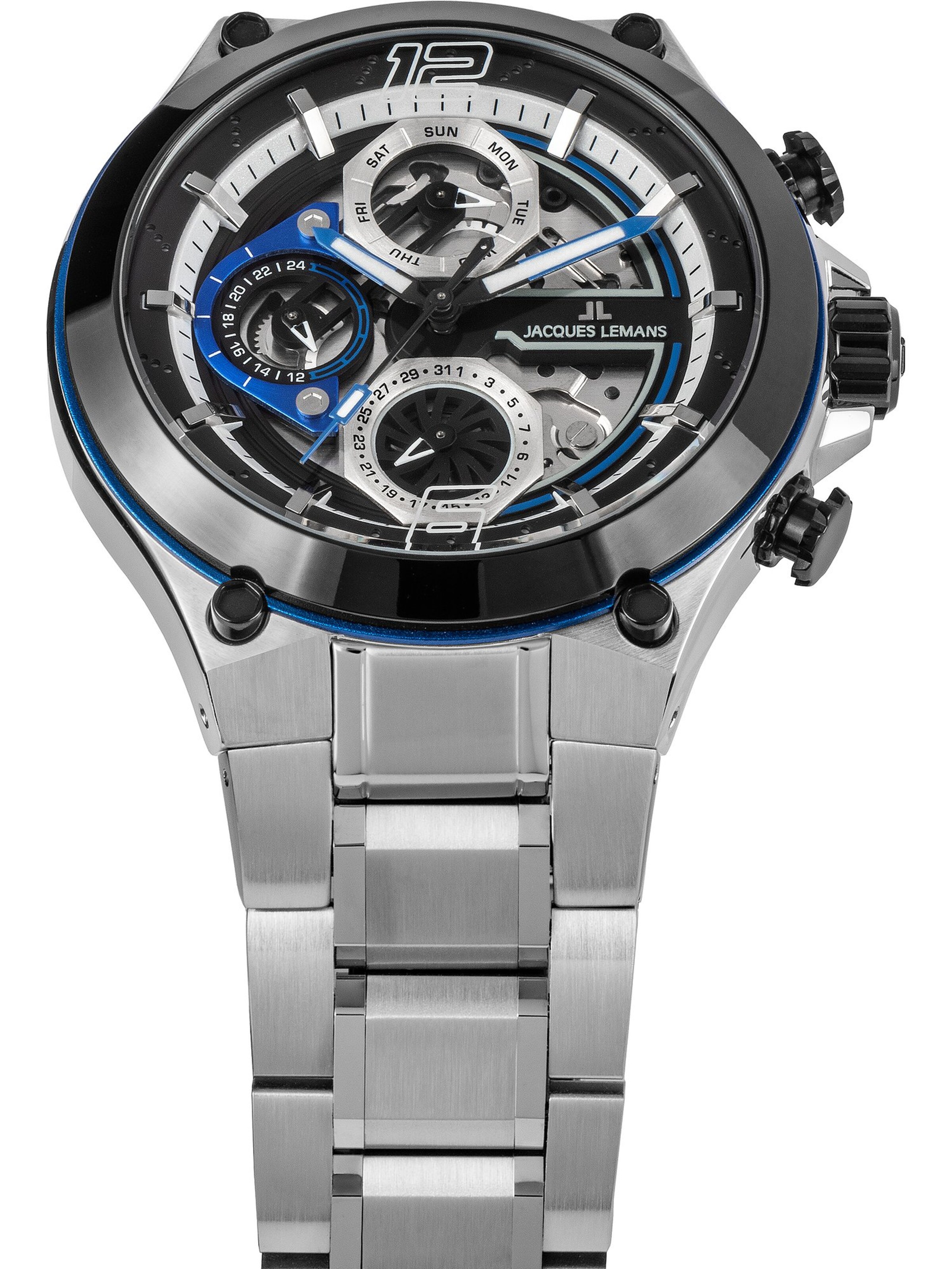 Jacques Lemans Uhr in Silber