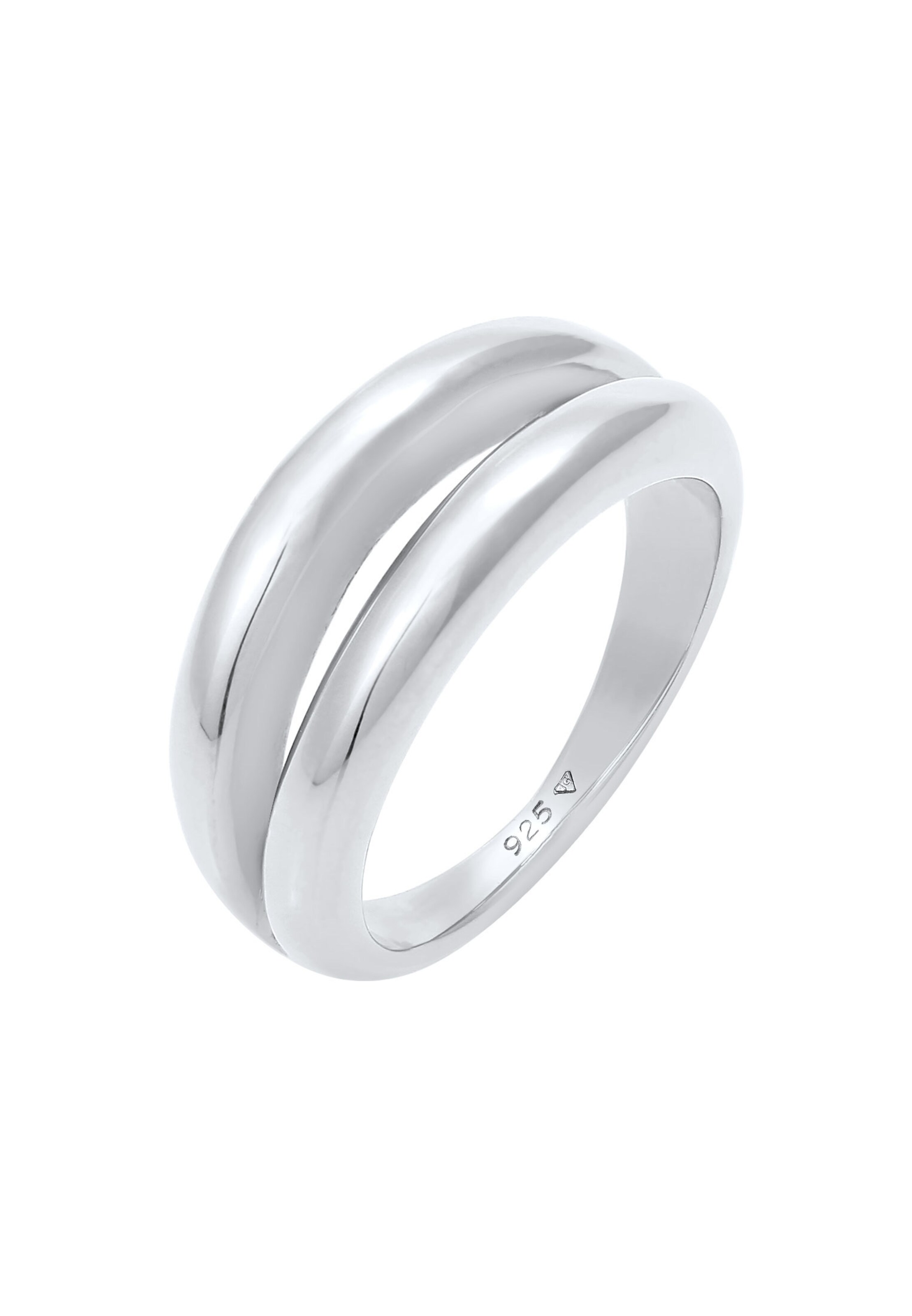 ELLI PREMIUM Ring in Silber: Vorderseite