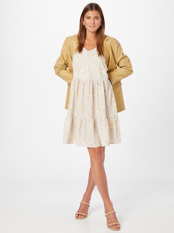 SISTERS POINT Summer Dress 'GLOSS' in Beige