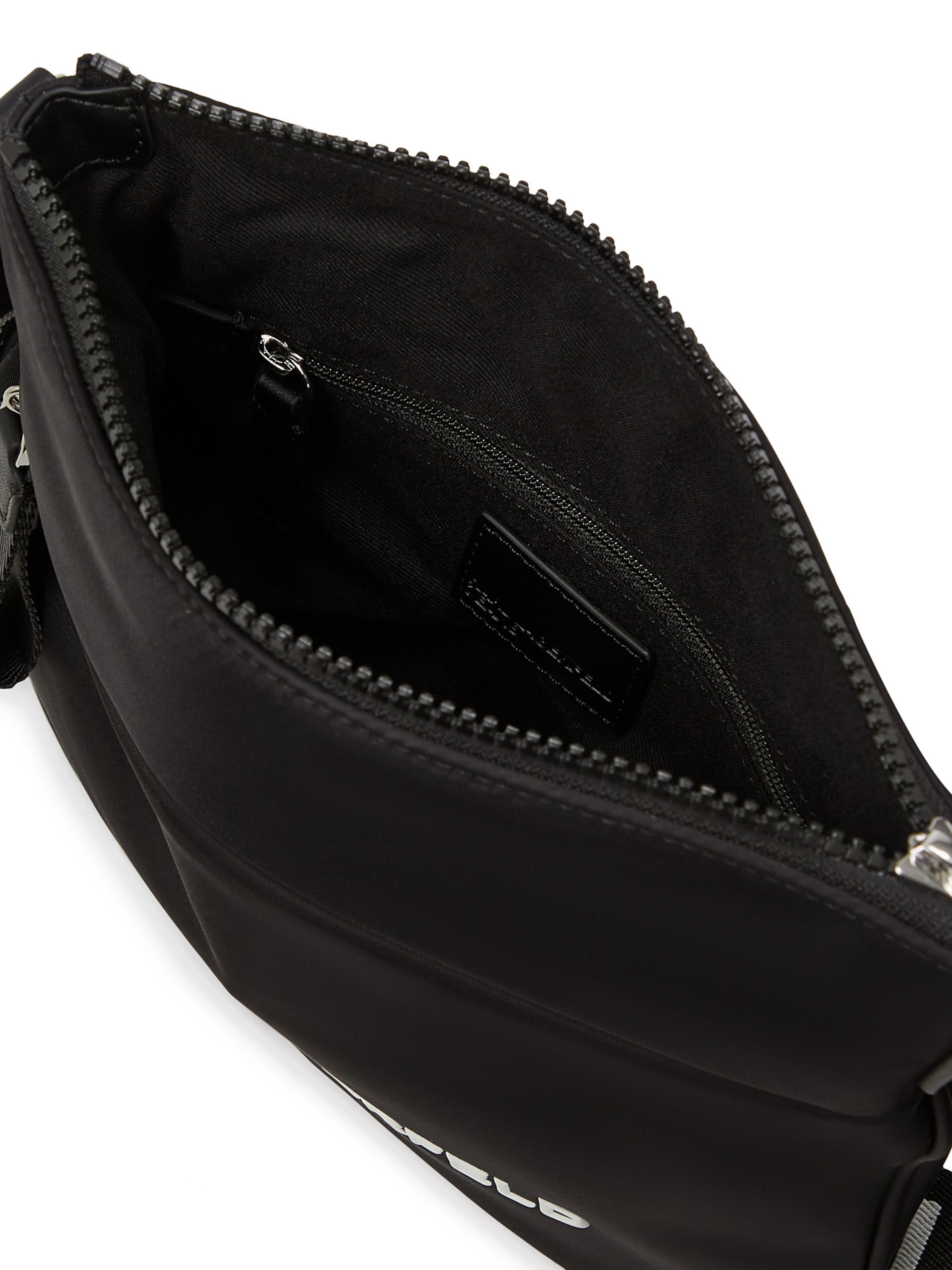 KARL LAGERFELD JEANS Taška cez rameno 'Essential' - Čierna