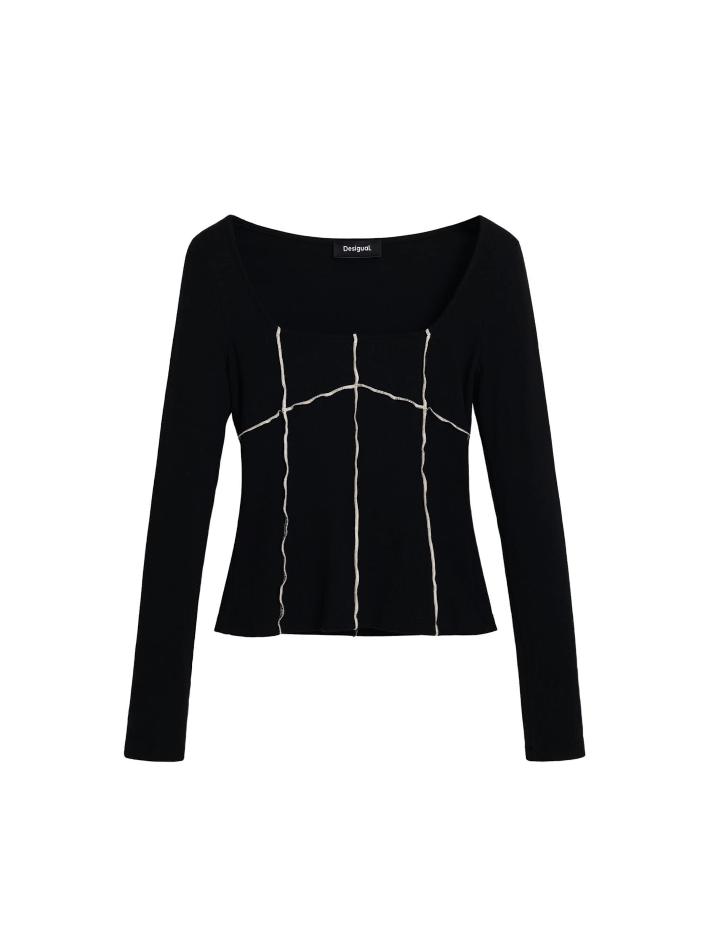 Desigual - Camisa em preto: frente