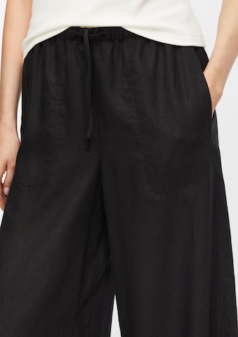 Wide Leg Pantalon COMMA en noir
