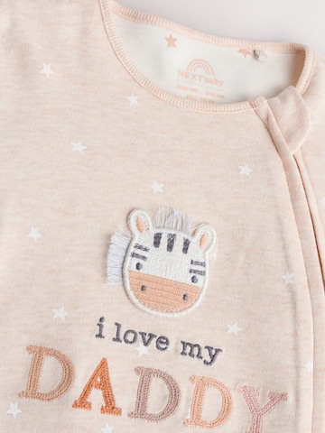 Next Pajamas 'I Love My Mummy' in Beige
