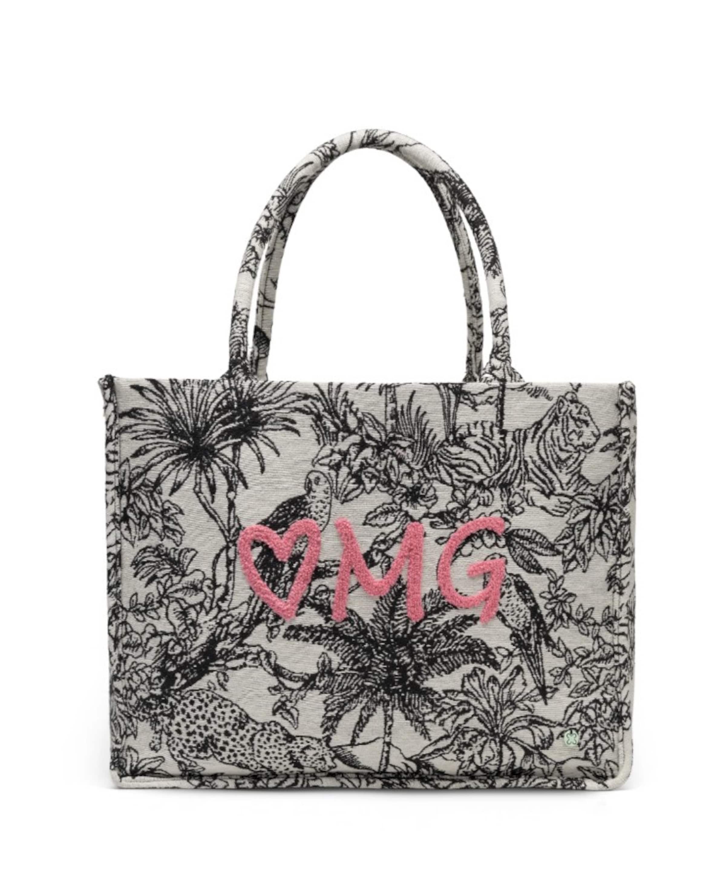 CODELLO Shopper OMG-Stickerei in Schwarz: Vorderseite