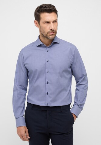 ETERNA Regular fit Button Up Shirt in Blue: front