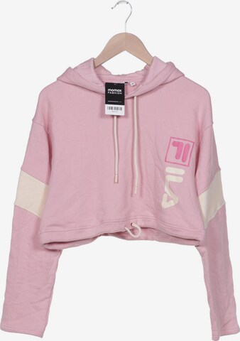 FILA Sweatshirt & Zip-Up Hoodie in S in Pink: front