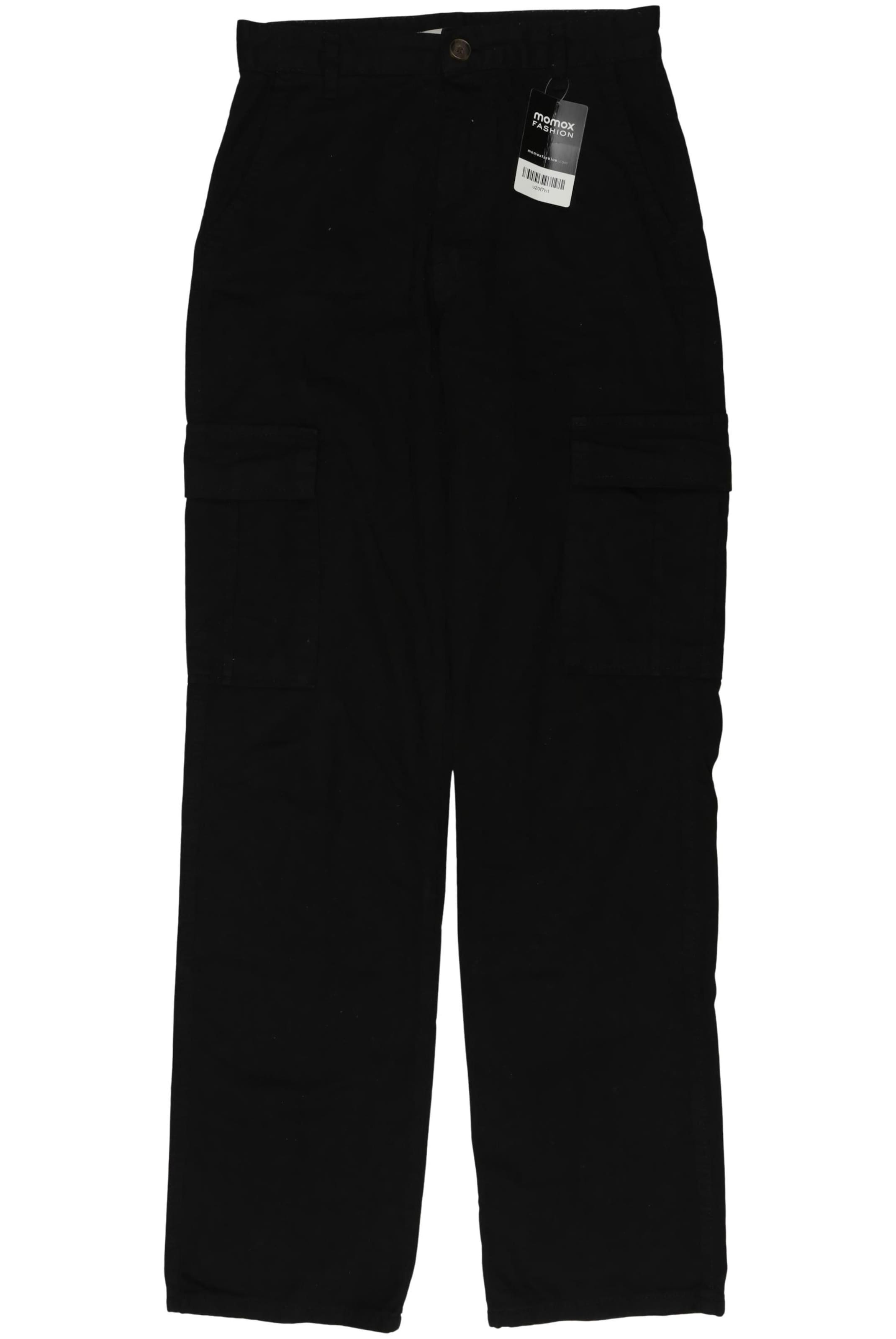 Stradivarius Pants in S in Black: front