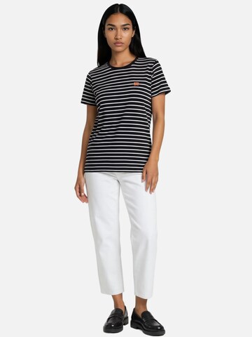 HEFTYKA Shirt 'STRIPE TEE'‌‌‌‌‌‌‌‌‌ in Schwarz