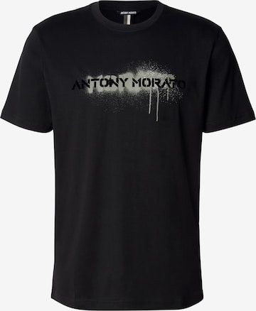 ANTONY MORATO Majica | črna barva: sprednja stran