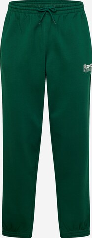 regular Pantaloni di Reebok in verde: frontale