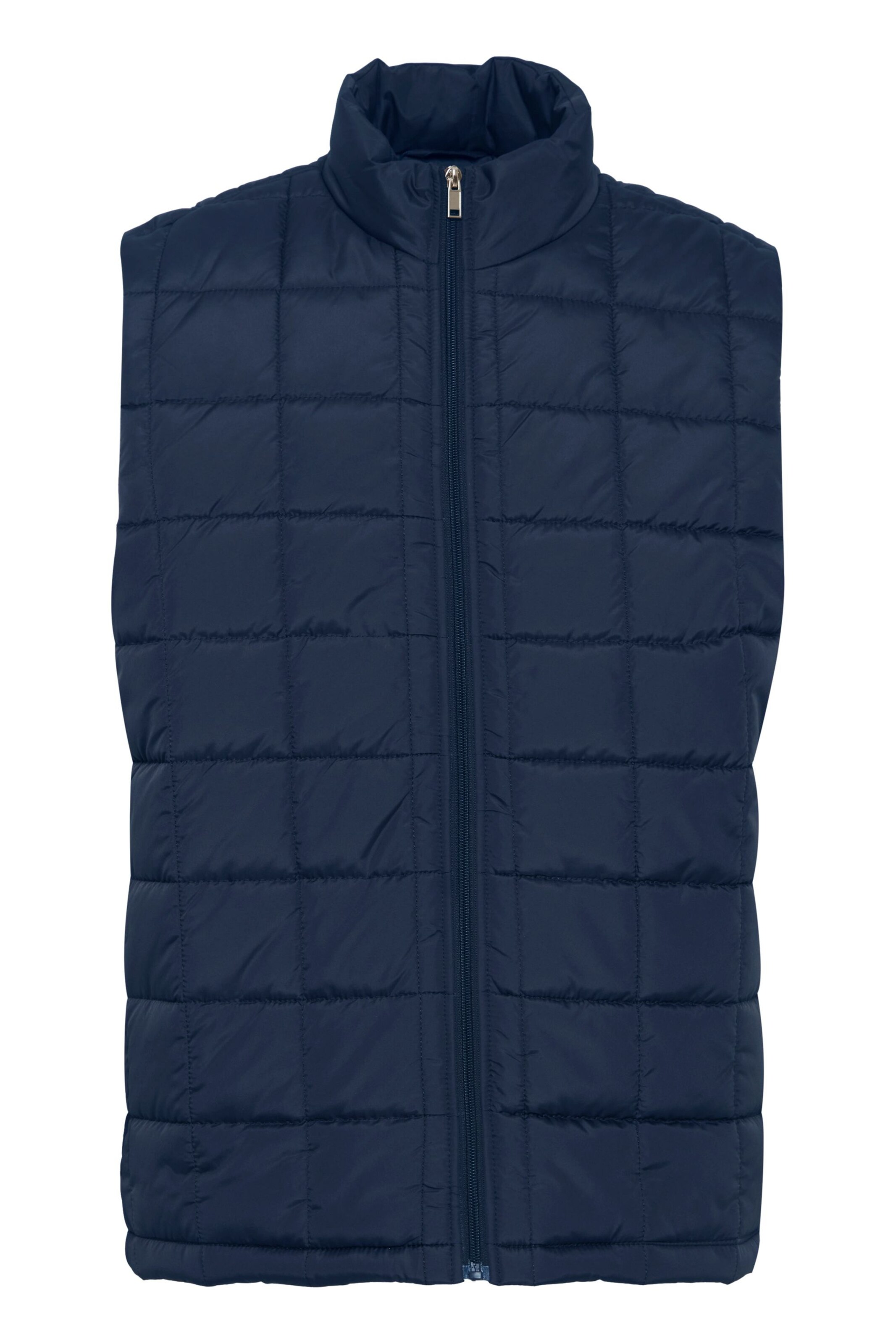 !Solid Bodywarmer 'Glen' in Blauw: voorkant