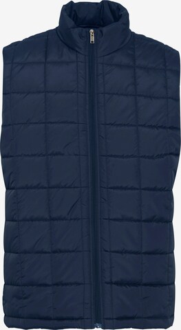 !Solid Bodywarmer 'Glen' in Blauw: voorkant