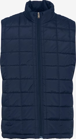 !Solid Vest 'Glen' in Blue: front