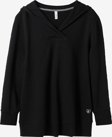 SHEEGO Sweatshirt in Schwarz: predná strana