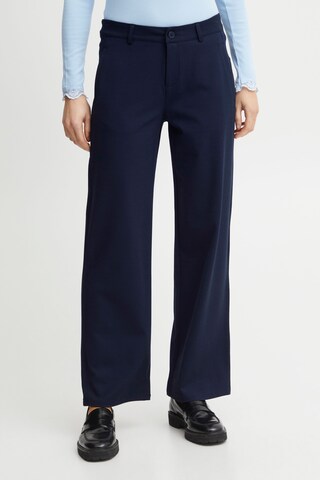 Fransa Loose fit Pants ' Tessa Pa 2' in Blue: front