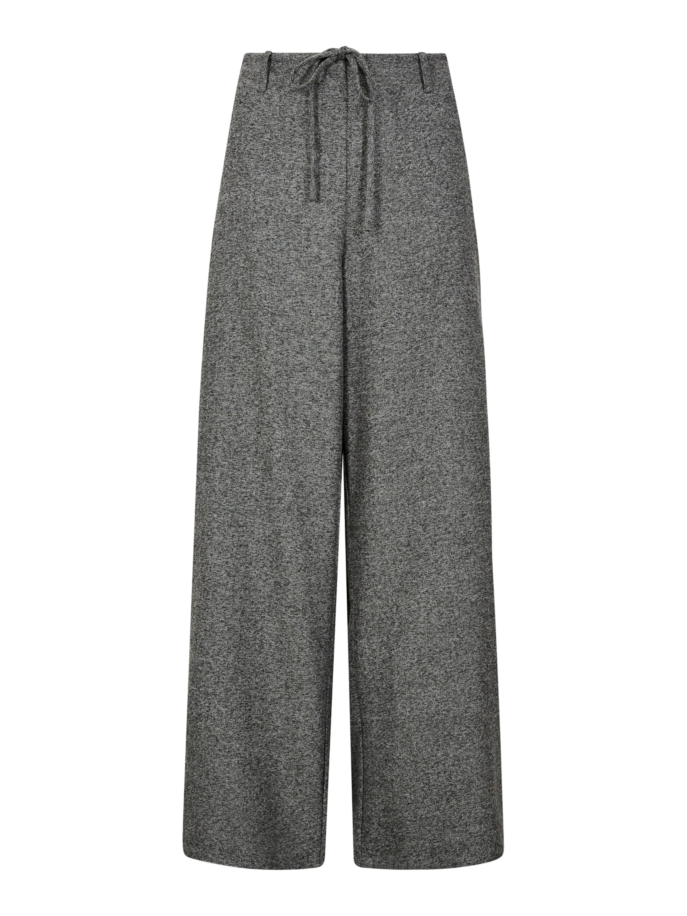Wide leg Pantaloni ' ' di Apricot in grigio: frontale