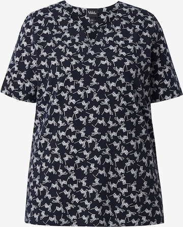 Ulla Popken Shirt in Schwarz: Vorderseite