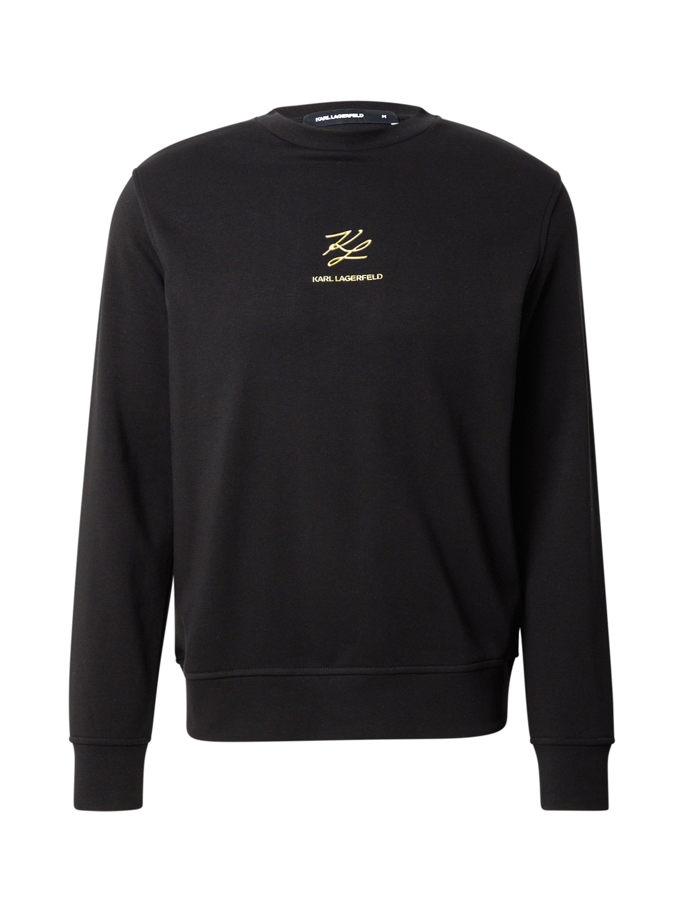 Karl Lagerfeld Collegepaita värissä musta: etupuoli