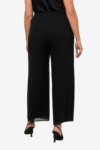 Ulla Popken Wide leg Broek in Zwart