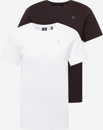 Tricou G-Star RAW pe negru / alb, Vizualizare produs