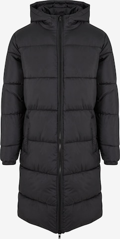 Urban Classics Pitkä talvitakki värissä musta: etupuoli