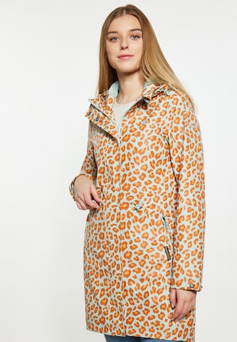 Schmuddelwedda Between-Seasons Parka in Orange: front