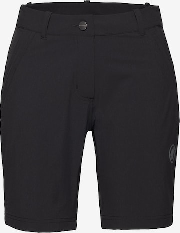 MAMMUT Outdoorshorts 'Hiking V' in Schwarz: Vorderseite