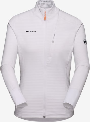 MAMMUT Funktionsfleecejacke 'Taiss Light' in Weiß: Vorderseite