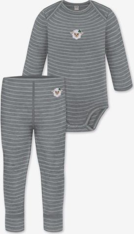 Barboteuse / body normani en gris : devant