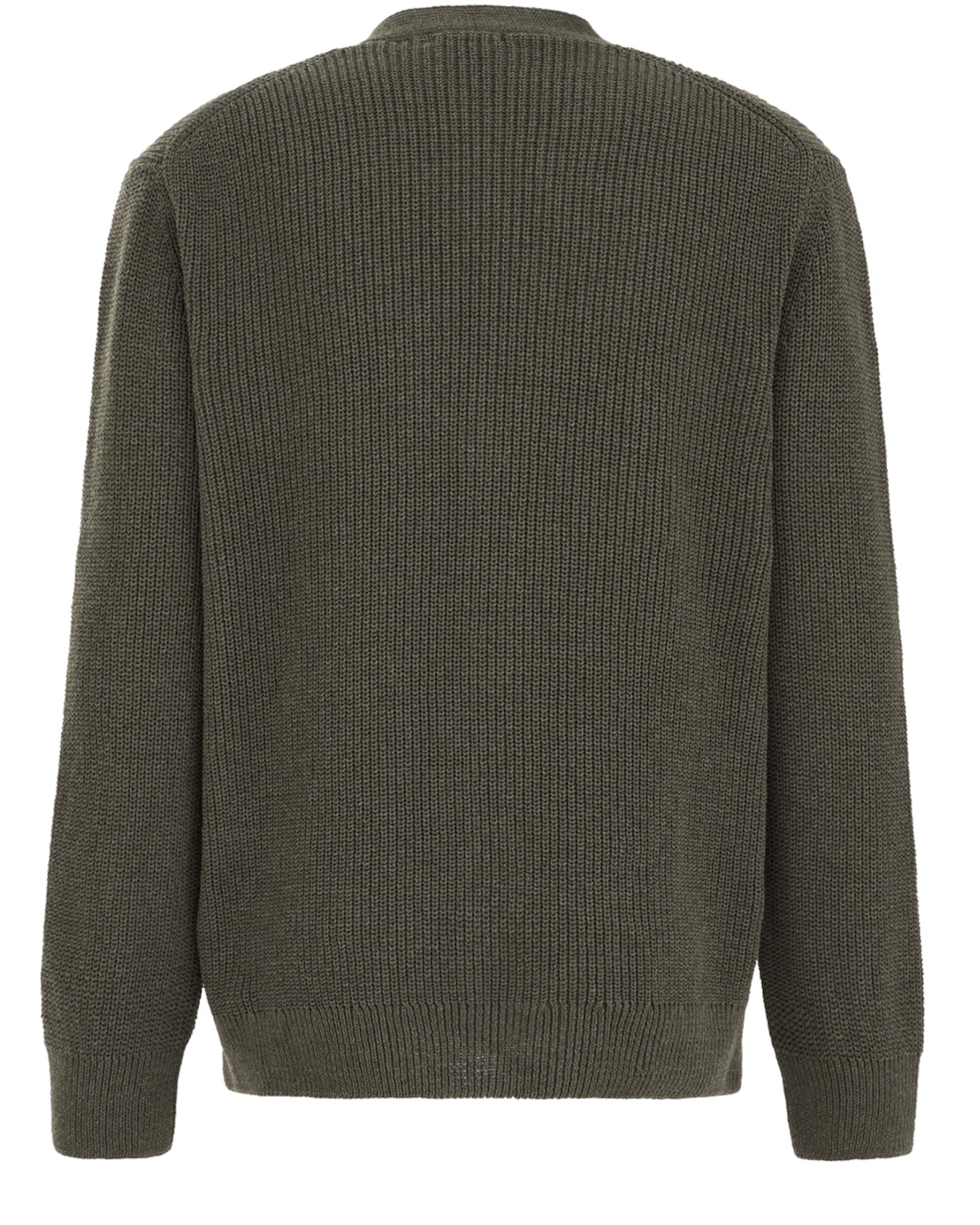 WE Fashion Плетена жилетка в зелено